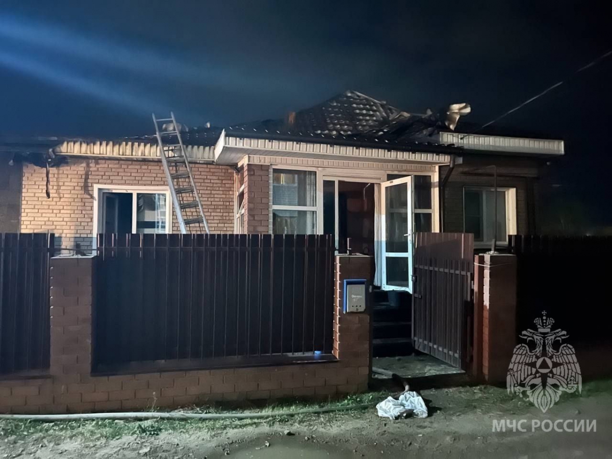 В Овечкино сгорел дом