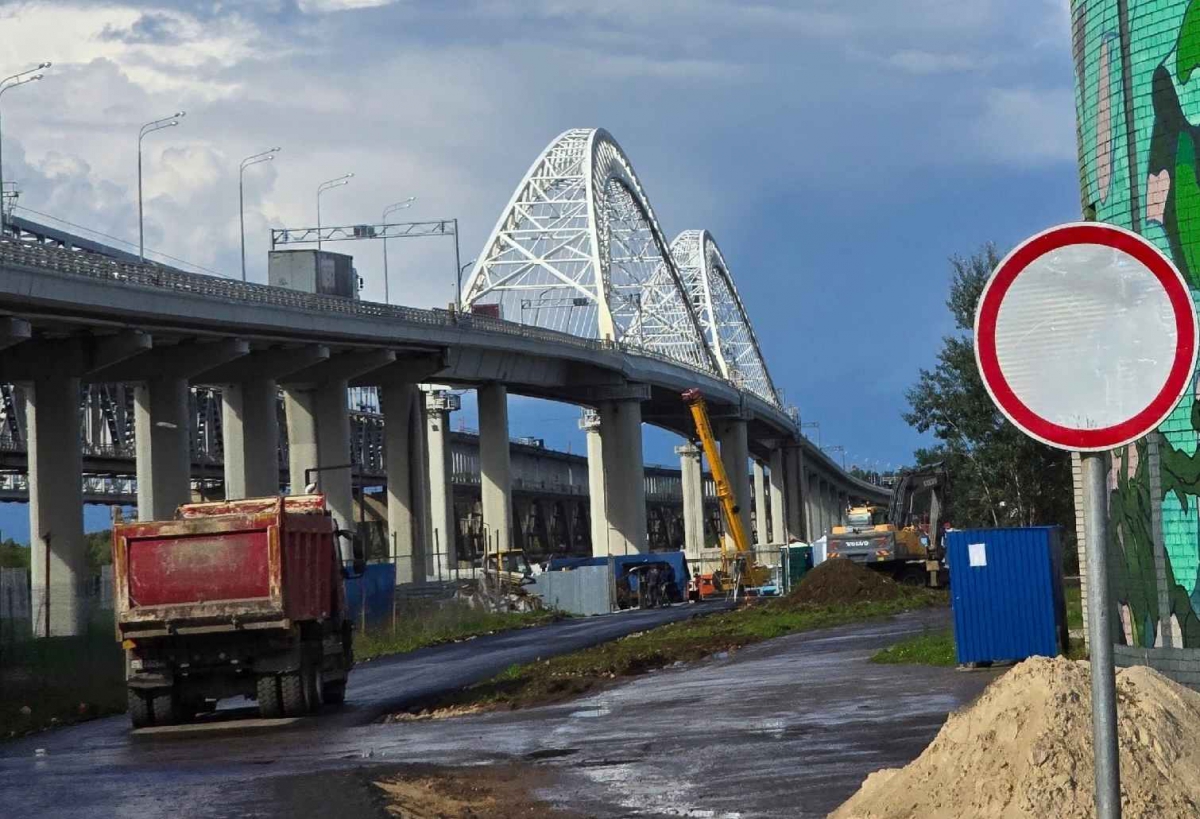 Почти полгода идет ремонт старого Борского моста