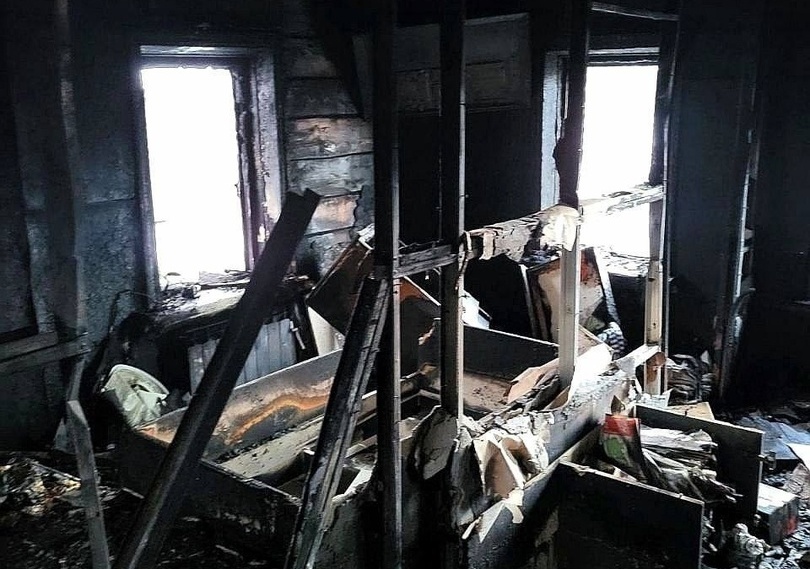 Семья из 5 человек осталась жива благодаря пожарному извещателю