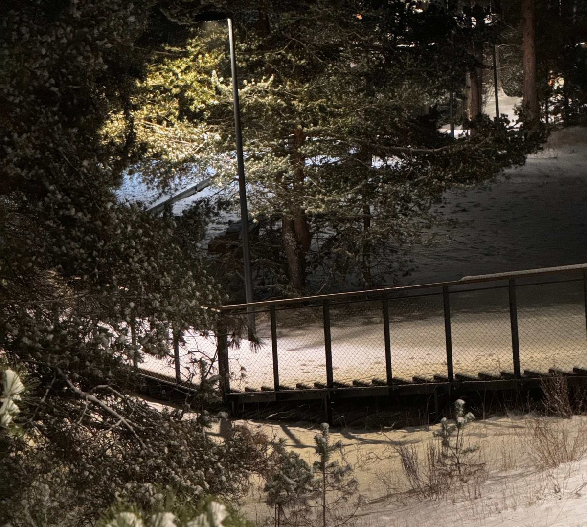 Сильный снегопад накрыл Бор