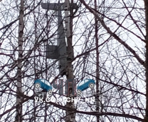 В Борском районе, возле деревни Тугарино был обнаружен беспилотник