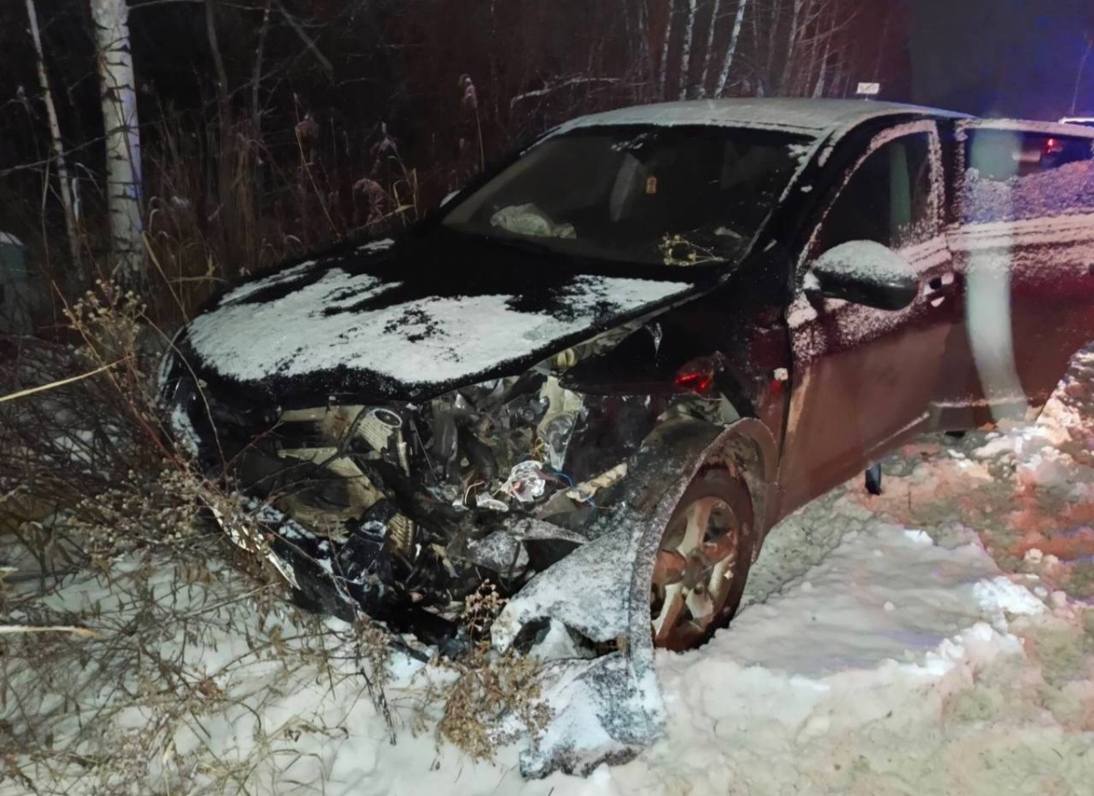 Недалеко от поселка полевой произошло ДТП с несовершеннолетним