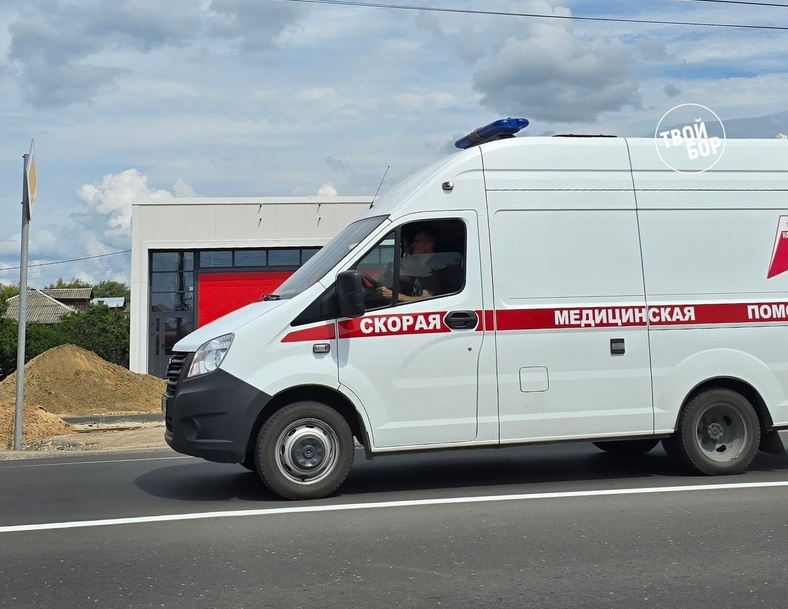 Из автомобиля в Борскую ЦРБ