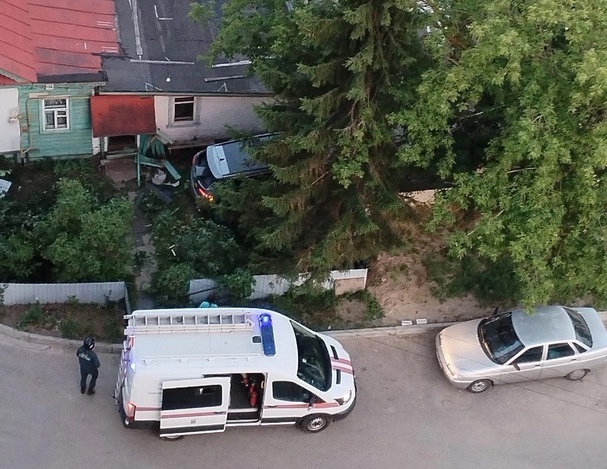 Под утро на Бору произошло ДТП