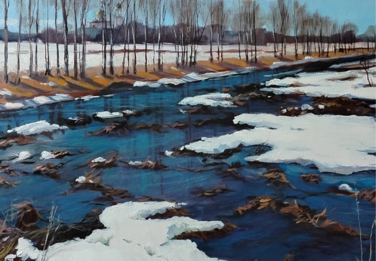 Открытие выставки на Бору