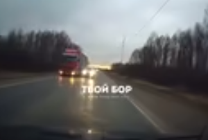 Подписчик поделился очередным эпизодом сериала с борских дорог «9 жизней»