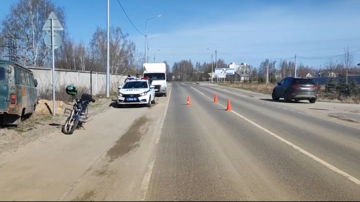 Женщина пострадала в ДТП на Бору