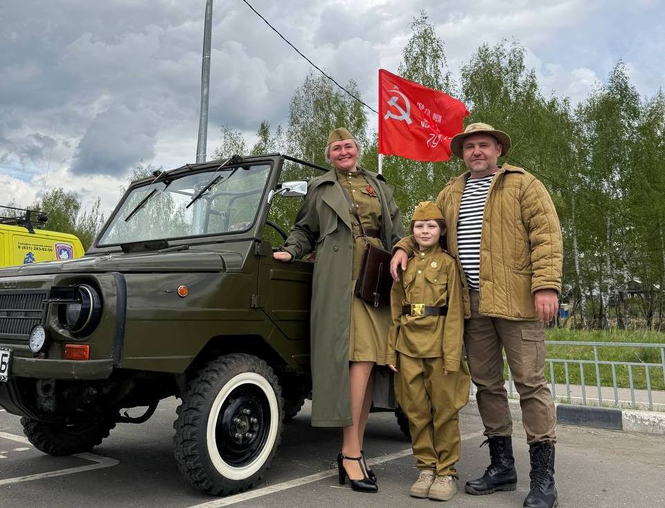 Автопробег в честь дня Победы прошел на Бору!