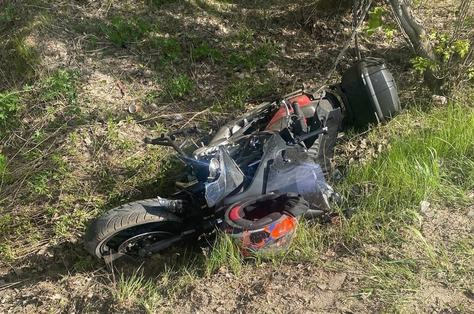 Водитель мотоцикла пострадал в ДТП около Клюкино