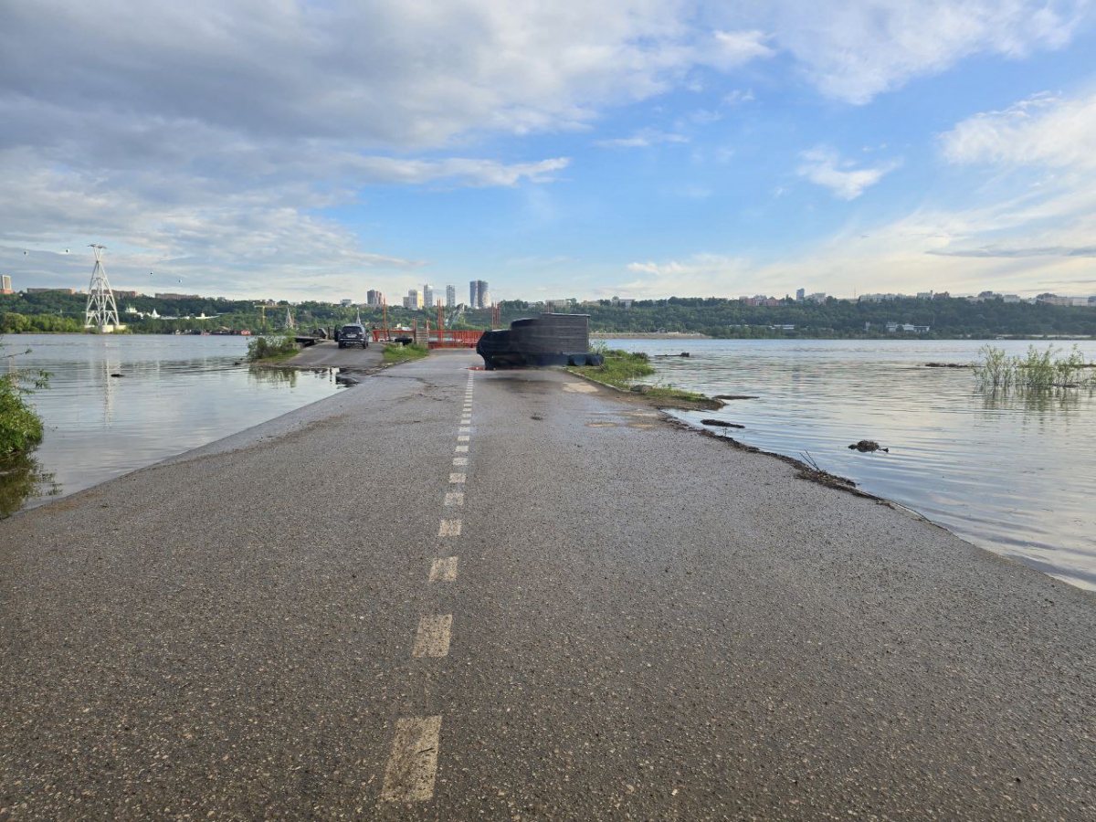 Уровень воды в Волге поднялся