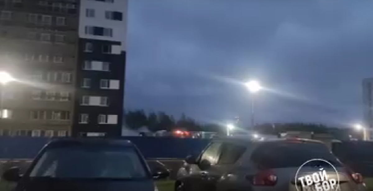 Пожар в бытовках произошёл на Бору