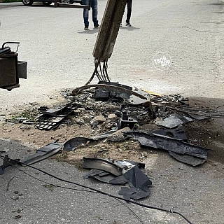 Странное ДТП произошло на Бору 1