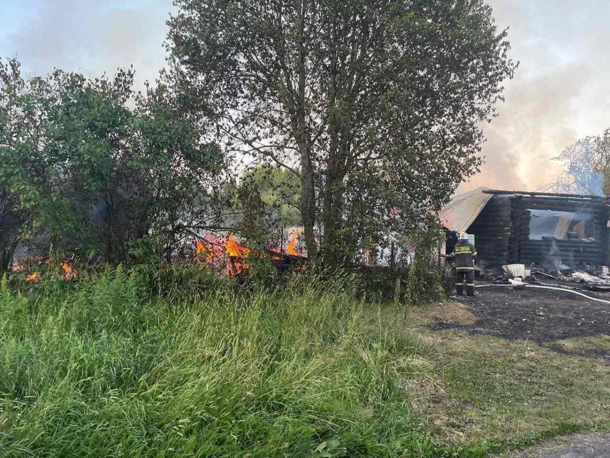 Пожар оставил без крова семью из Мамакино