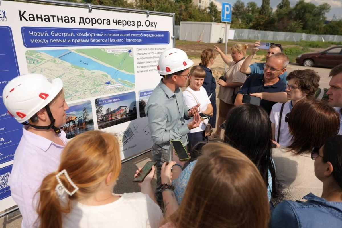 Вторую канатную дорогу начали строить в Нижнем Новгороде