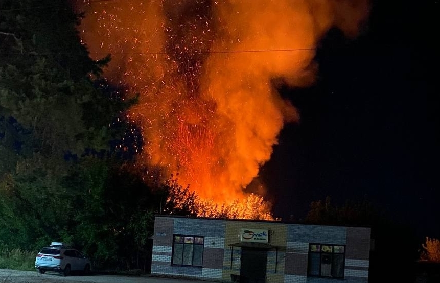 В Б.Пикино был пожар