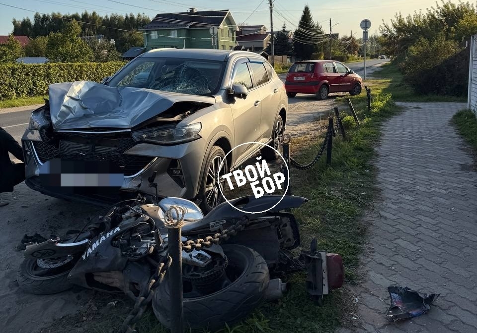 Предварительная информация областного УГИБДД по ДТП с мотоциклистом