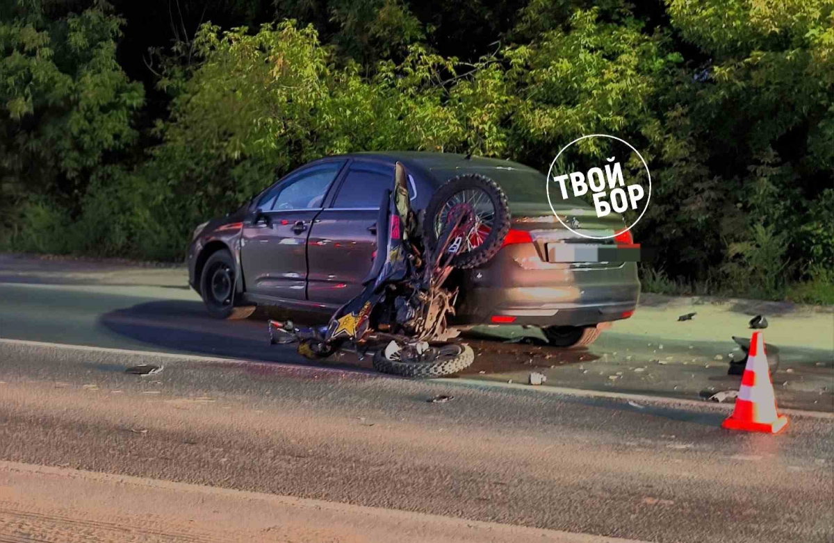 Несовершеннолетний мотоциклист серьёзно пострадал в ДТП