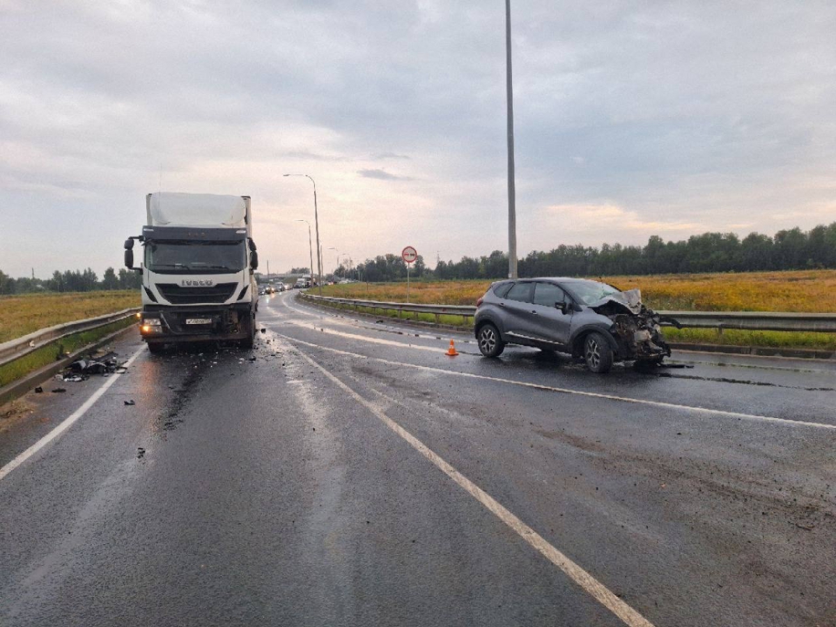 На кольце в Золотово очередное ДТП