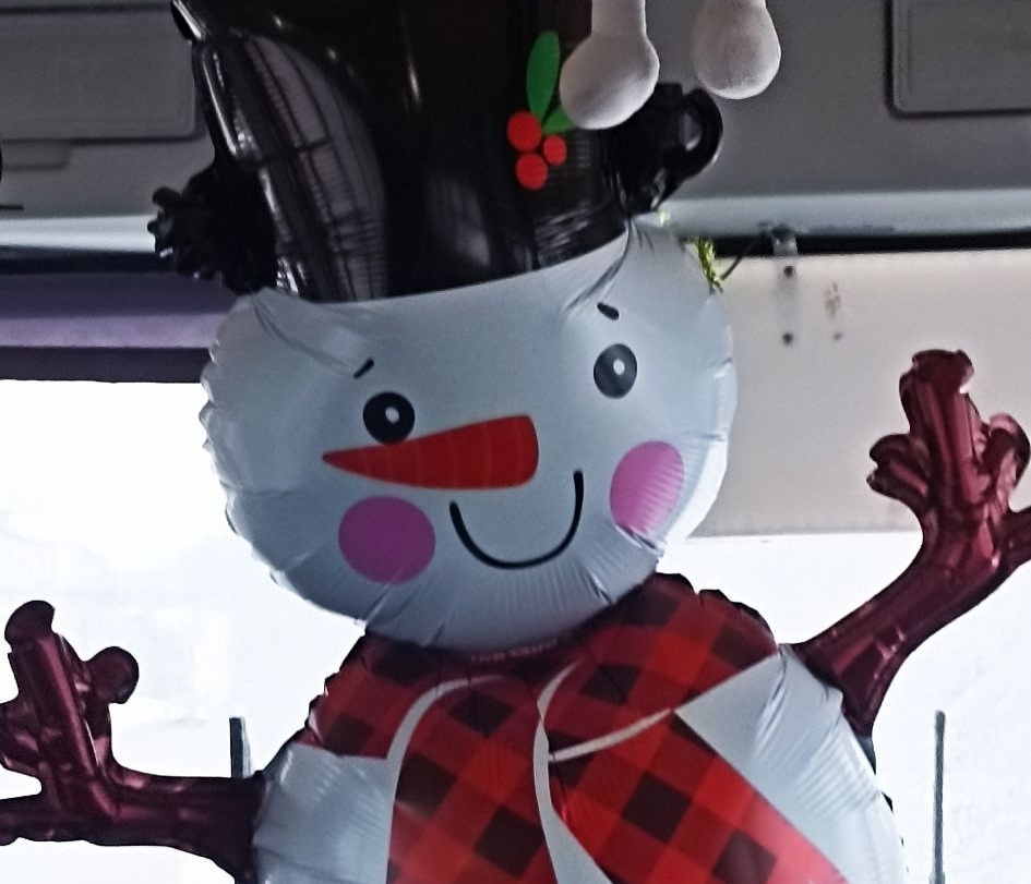 К новому году в маршрутке до Октябрьского появился еще один сотрудник