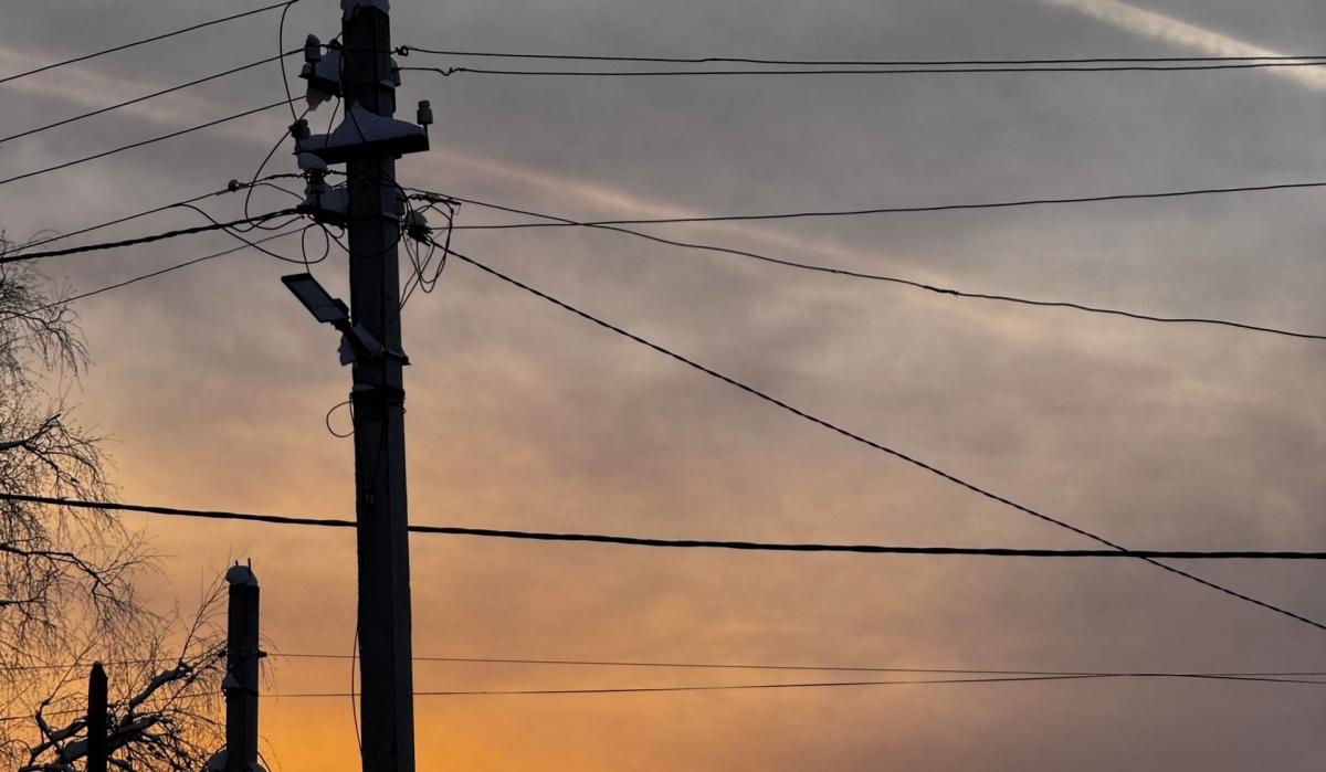 Отключение электроэнергии на Бору 20 января