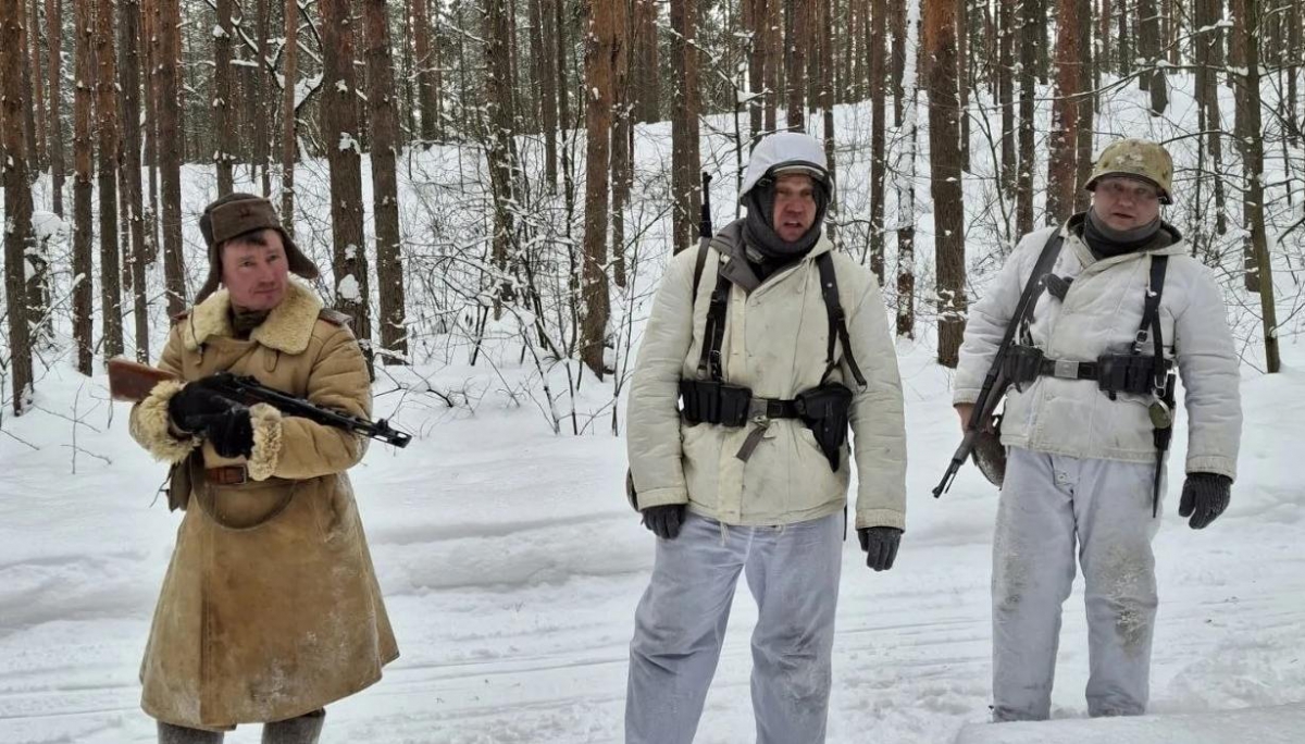 На Моховых горах прошел полевой выход, посвящённый победе Красной Армии в Сталинградской битве