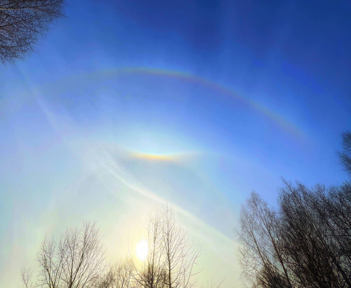 На Бору замечено двойное гало