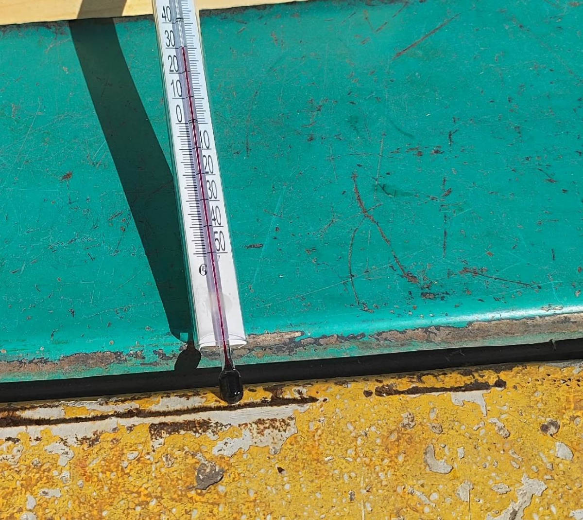 На Бору два дня жары, потом дождь