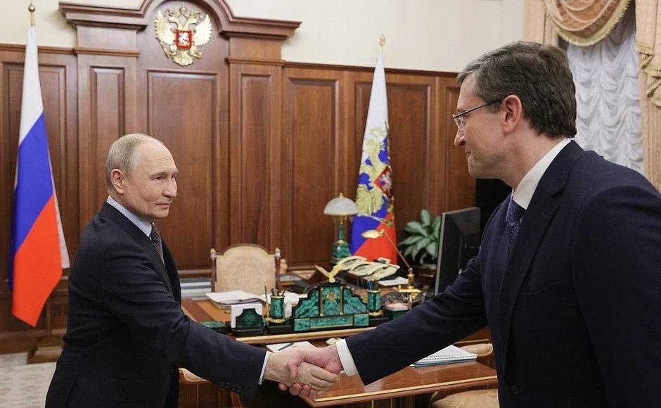 Президент Владимир Путин провёл рабочую встречу с Глебом Никитиным