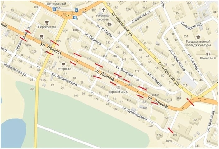 Центр Бора 23 апреля будет частично перекрыт