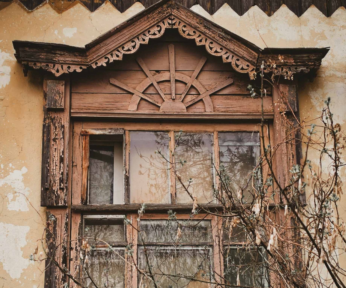 Пошли рассматривать борские наличники!