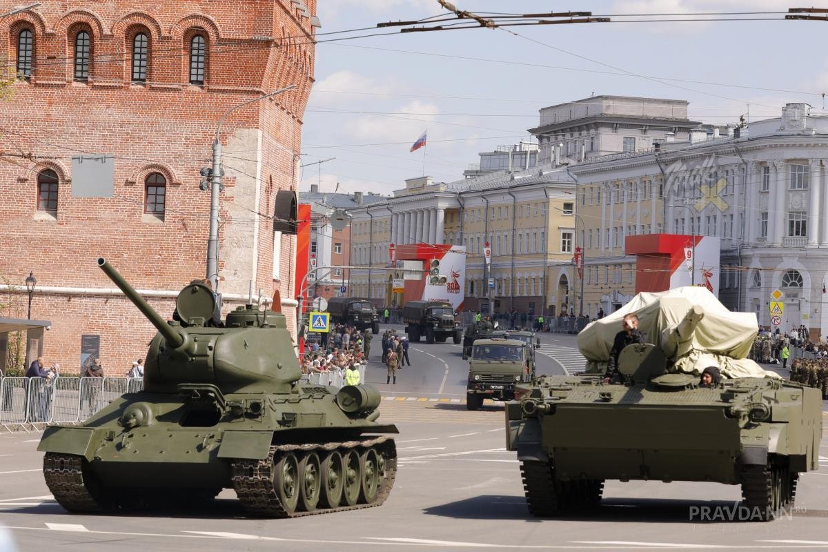 В Нижнем Новгороде перекроют ряд улиц из-за подготовки к параду Победы