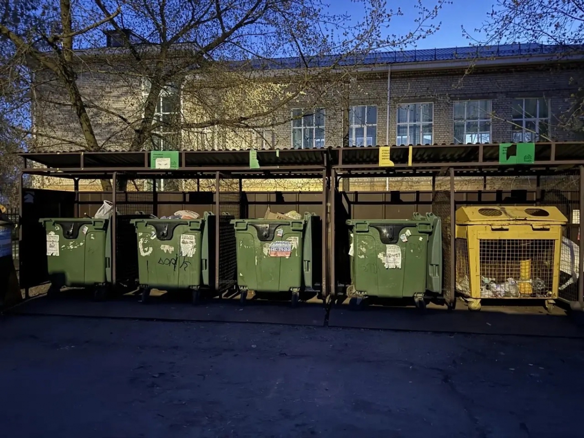 В Борском округе продолжается сезонная санитарная очистка территории