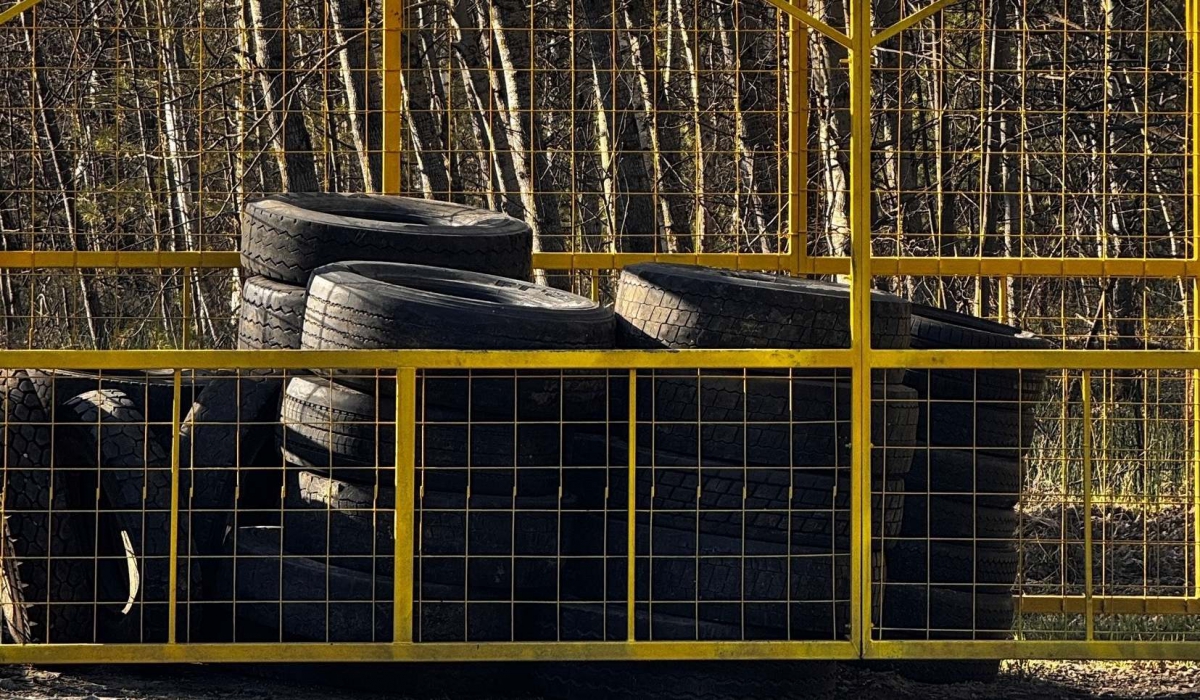 Год назад на Бору начали появляться пункты бесплатного приема автомобильных шин