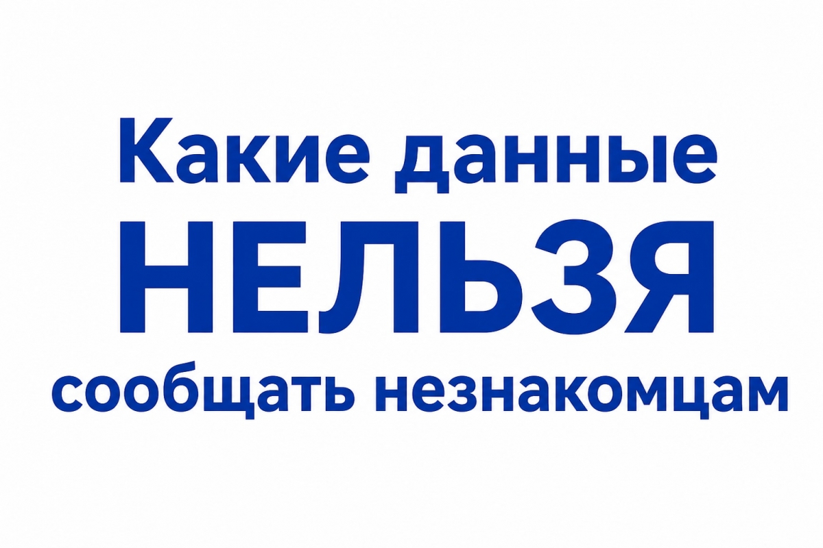 Какие данные нельзя сообщать незнакомцам, напомнили в МВД.