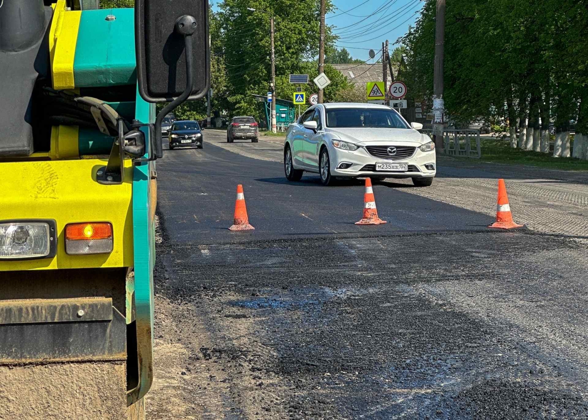 На борской дороге будет действовать реверсивное движение