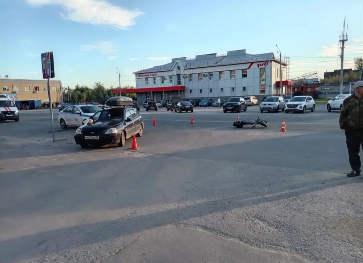 В ДТП на улице Крупской пострадал водитель электровелосипеда