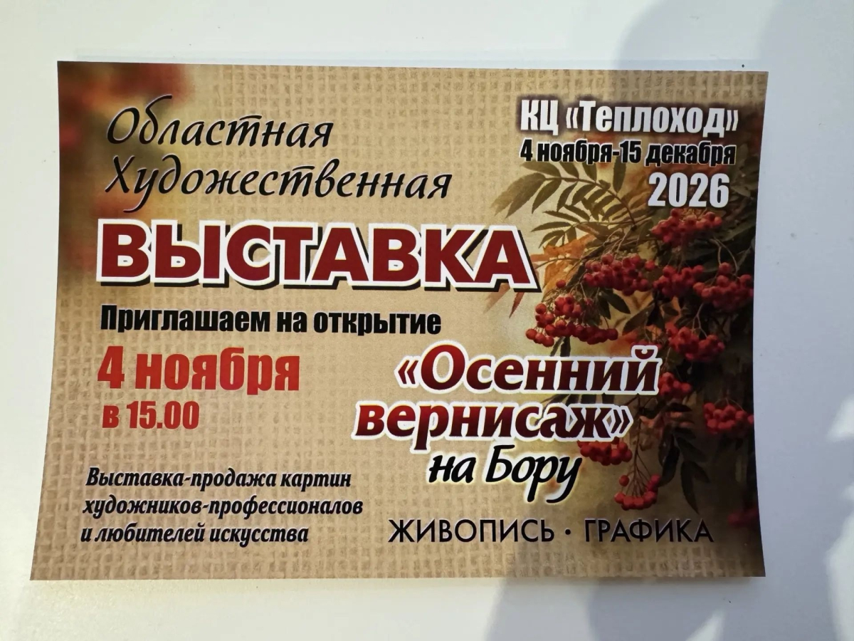 На Бору пройдёт художественная выставка