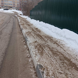 Жалоба на борский тротуар 2