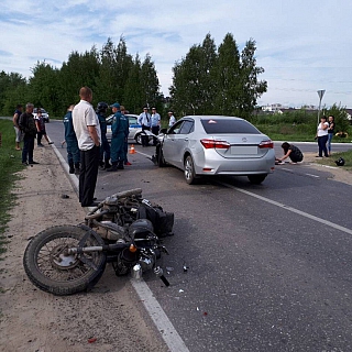 ДТП 24 мая в мкр. Боталово 2