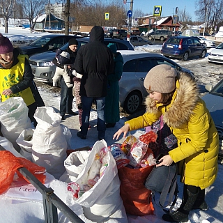 Первая акция по сбору раздельного вторсырья прошла на Бору 4