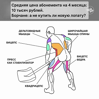 Любят ли борчане снежный фитнес? 1