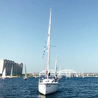 От Борского моста стартует регата парусников 2