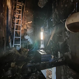 Подробности пожара в частном доме в Елевой 2