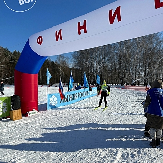 На Бору прошла "Лыжня России" 3