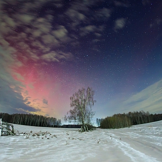 Полярное сияние замечено недалеко от Бора 3