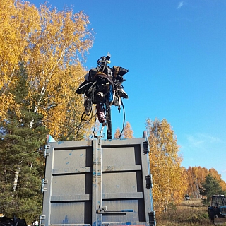 Сотни кубометров "нелегального" мусора вывезут с территории Борского округа 4