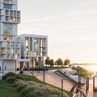 Рядом с канатной с нижегородской стороны построят жилой комплекс премиум-класса 5