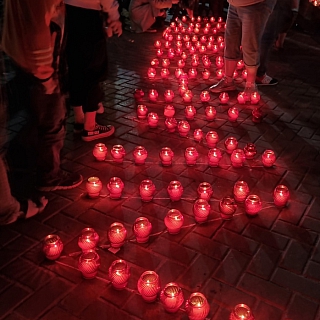 Сотни свеч зажгли на Бору в память о павших на войне 1