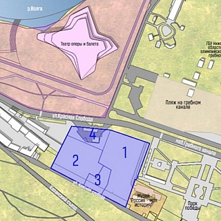 Гостинично-выставочный комплекс планируется построить на Гребном канале 1