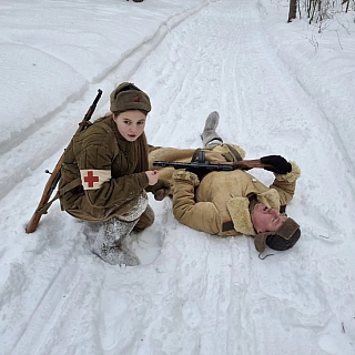 На Моховых горах прошел полевой выход, посвящённый победе Красной Армии в Сталинградской битве 2
